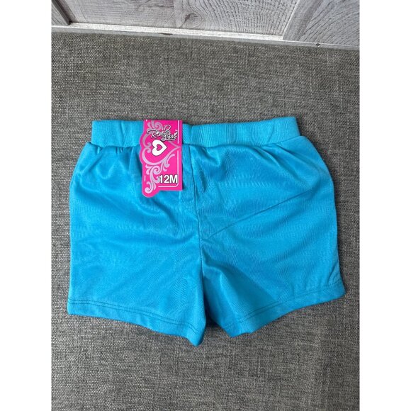 Girl Power 2 Pc Outfit Shirt & Shorts by Real Love Size 12M and Headband - Picture 8 of 10